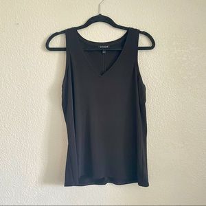 Small express dressy black top